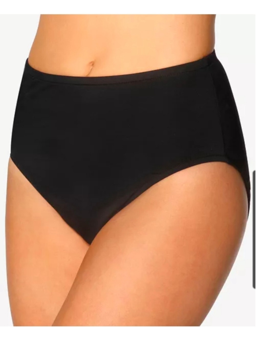 NWT Miraclesuit High Waisted Swimsuit Bikini Bottom Black Size 18